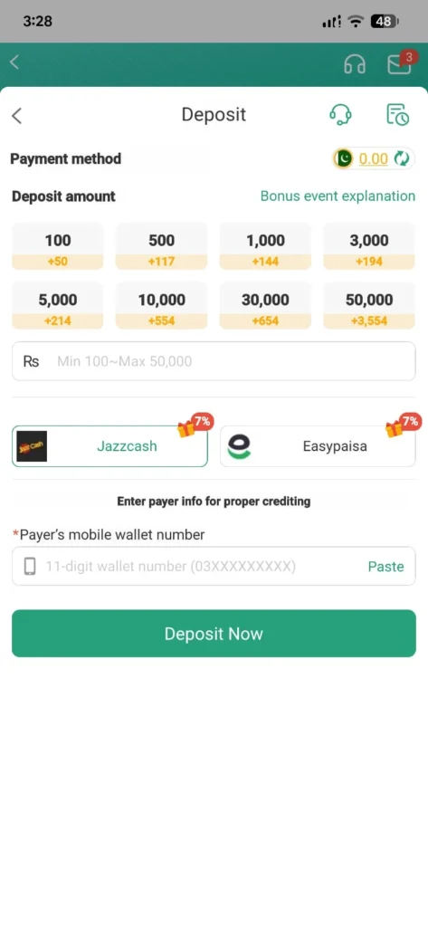 88casino game Deposit