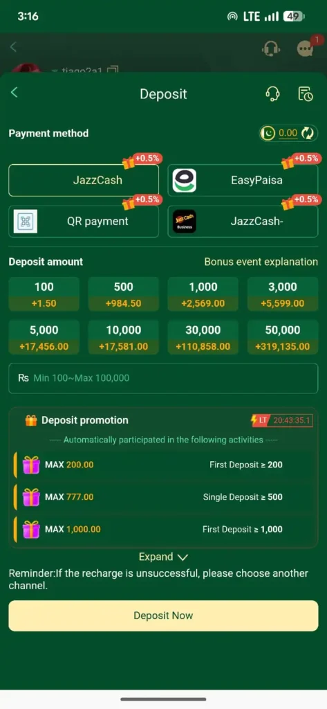 CT888 Game Deposit